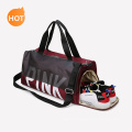 Storage Gym Bag With Sneaker Compartments And Hooks